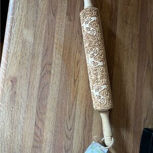 Engraved Wooden Rolling Pin